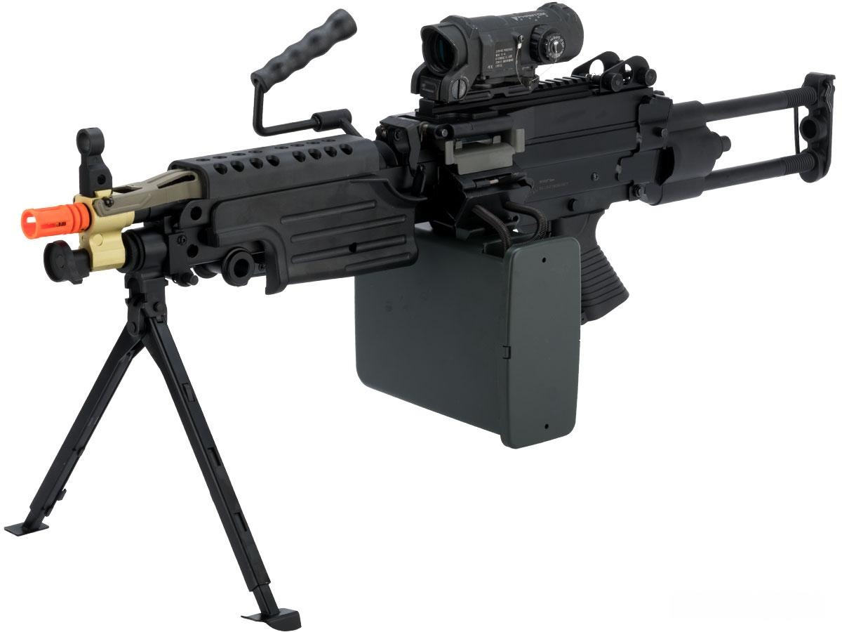Cybergun x FN M249 MINIMI SAW Machine Gun w/ Metal Receiver - A&K