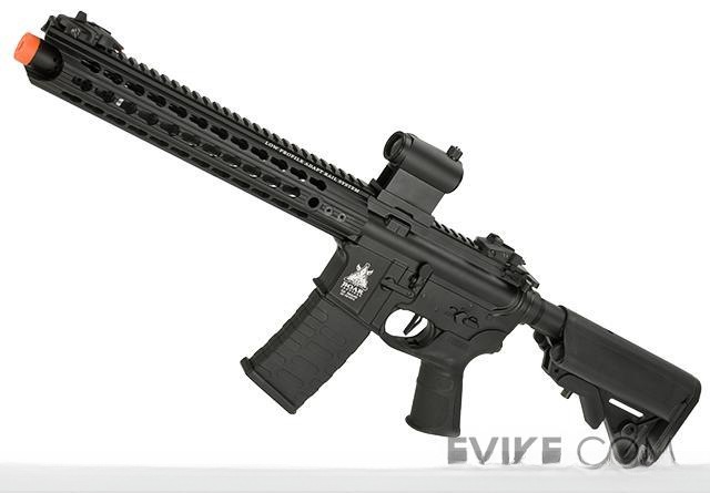 APS ASR116 Electric Blowback Airsoft M4 AEG (Color: Black / Crane Stock)
