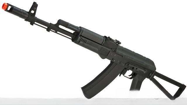 CYMA Standard Stamped Metal AK74 Airsoft AEG Rifle w/ Steel Folding Stock