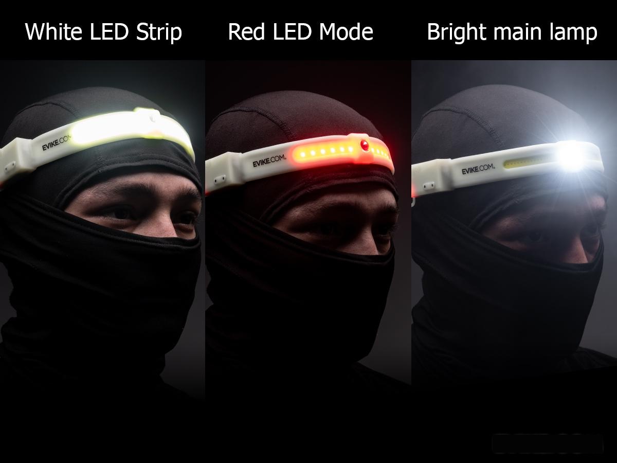 Evike.com "NightGame" Rechargeable 4-in-1 Fluorescent 200 Lumen LED Headlamp